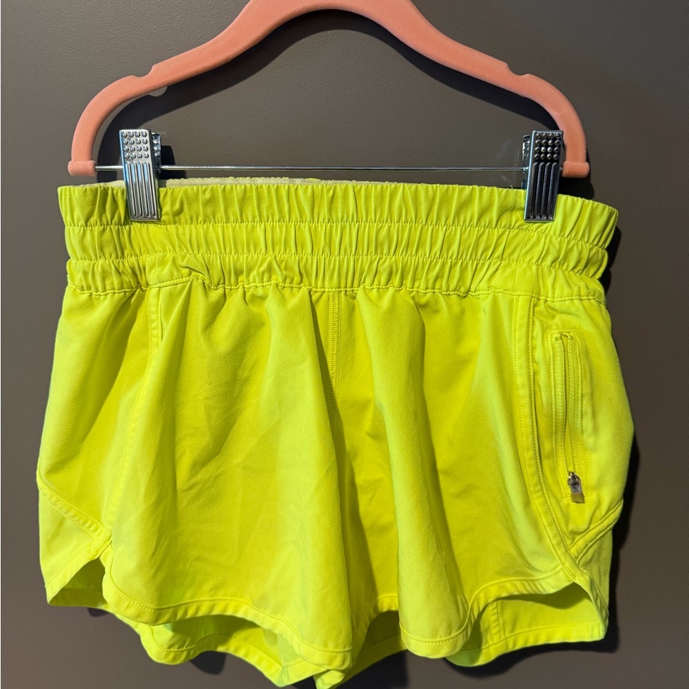 Lululemon Neon green Shorts